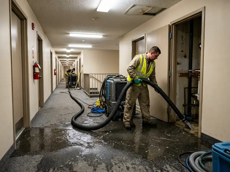 multi-unit-apartment-hallway-f-005 — frequently asked questions, Emergency Burst Pipe Water Extraction & Removal in Richland…